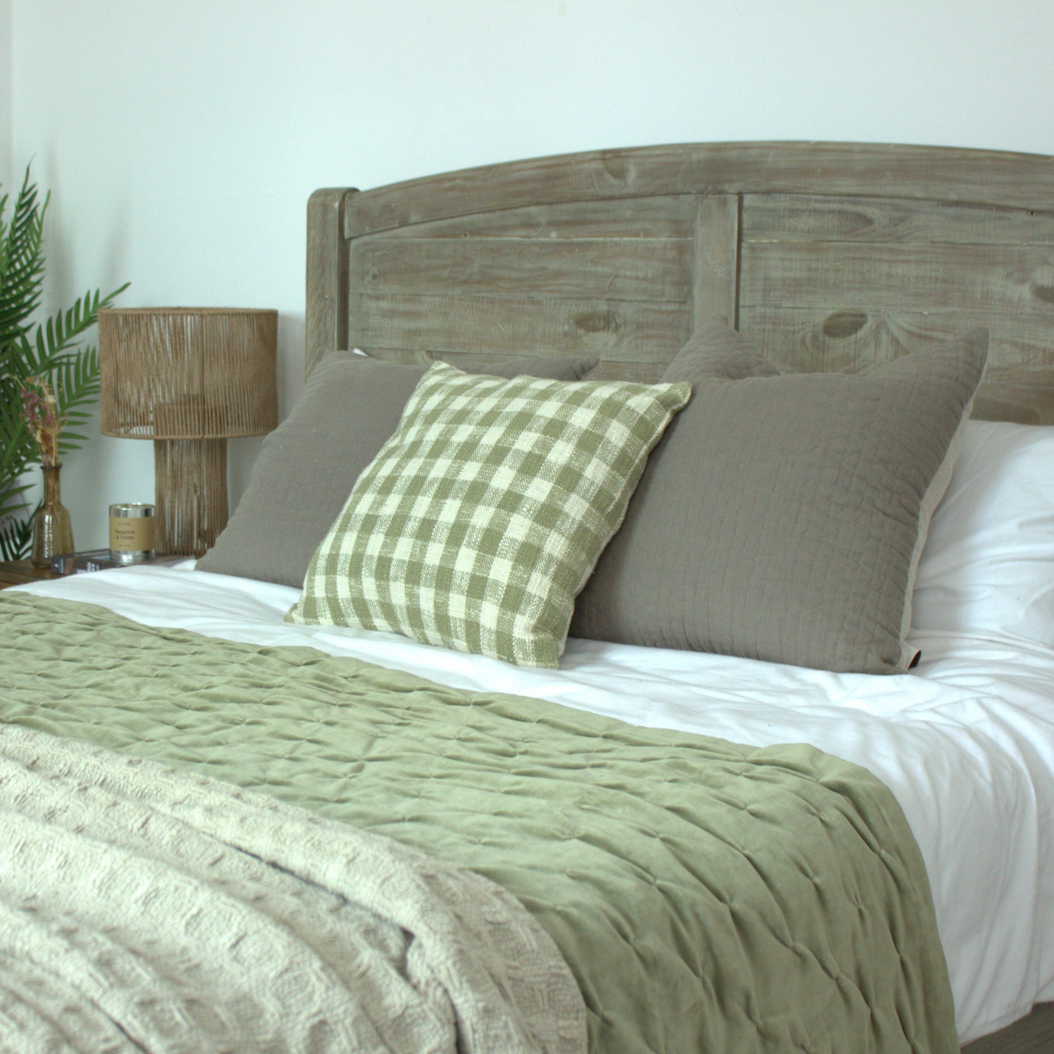 Cotton Gingham Cushion - RTCGO - Uneeka