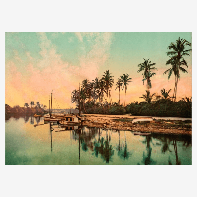 On The Miami River Framed Art Print* - 50x70 PP04H - Uneeka