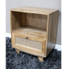 One Drawer & One Shelf Mango Wood Bedside Table - 9765 - Uneeka