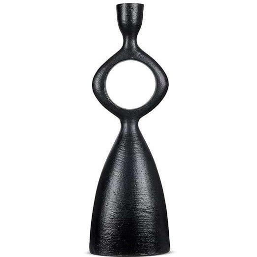 Ooty Black Candlestick Holder - OH0102 - Uneeka