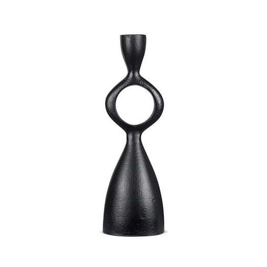 Ooty Black Candlestick Holder - OH0101 - Uneeka