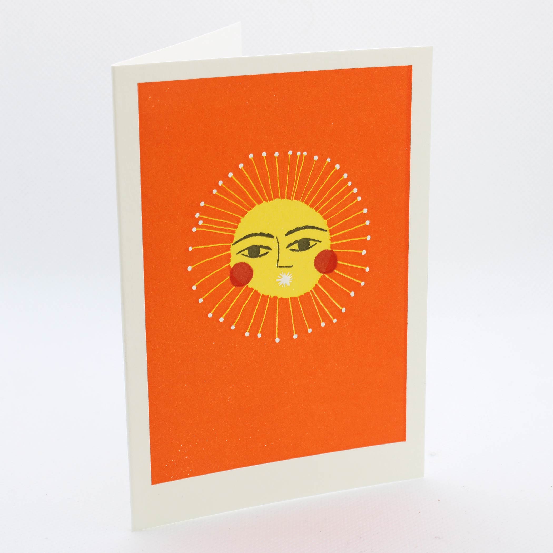 Orange Sun Mini Art Card - APS259 - Uneeka