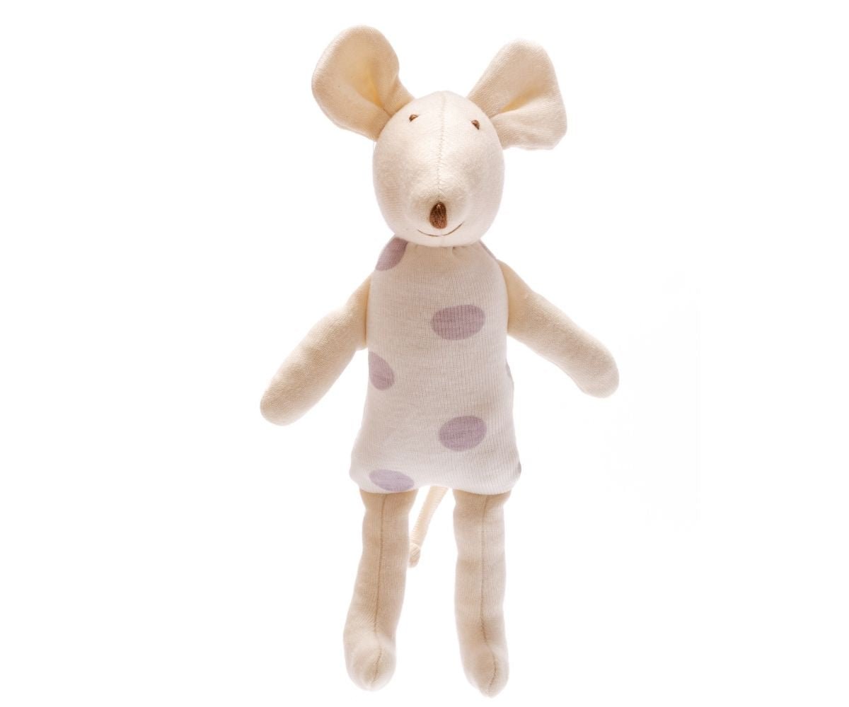 Organic Baby Toy Leo the Mouse - BYUTN1646 - Uneeka