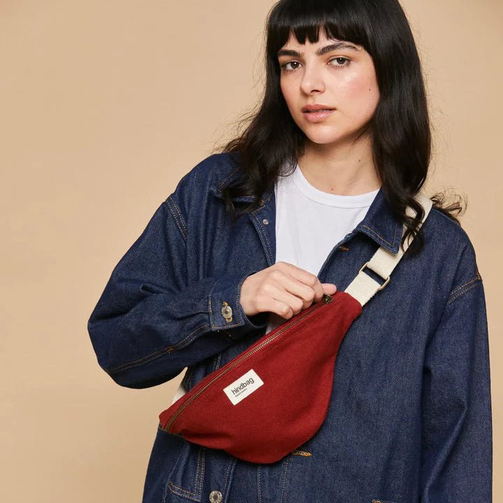 Organic Cotton Cross Body Bag - OLI_T - Uneeka