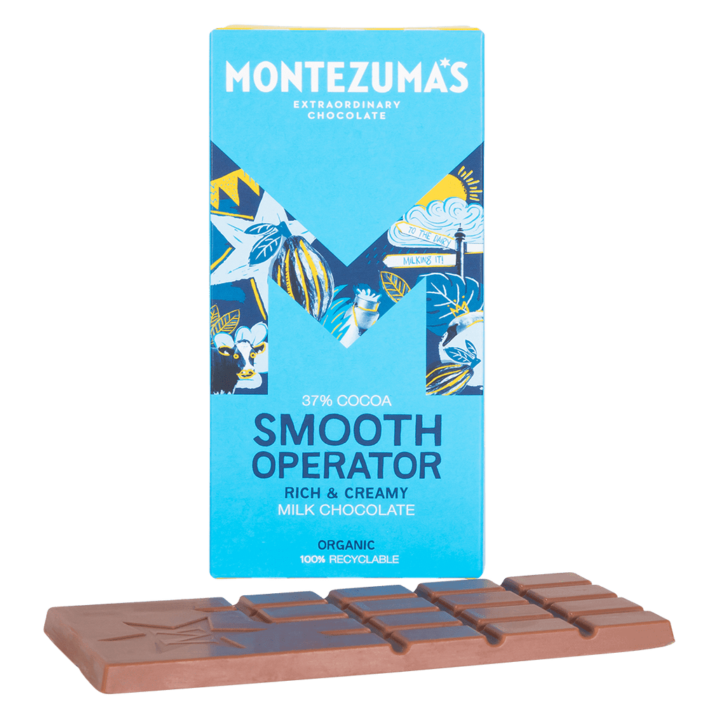 Organic Smooth Operator 37% Cocoa Milk Chocolate Bar - MZ1541 - Uneeka