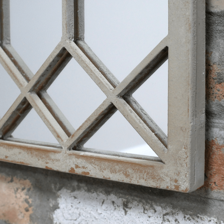 Ornate Geometric Rustic Arch Mirror - 10920 - Uneeka