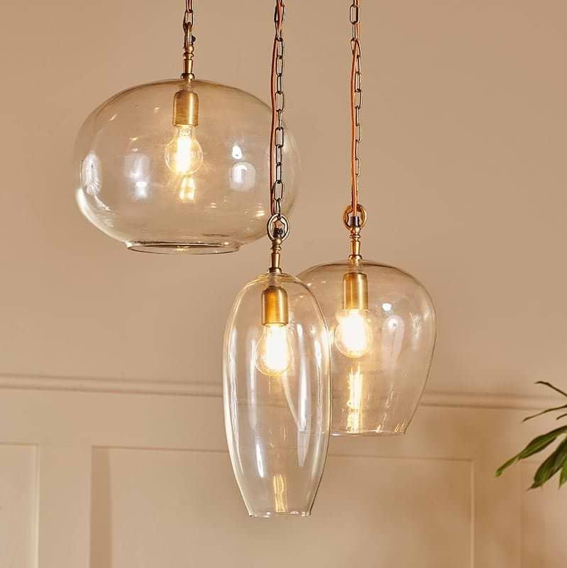 Otoro Clear Glass Pendant Cluster Hanging Lamps - OL1301 - Uneeka
