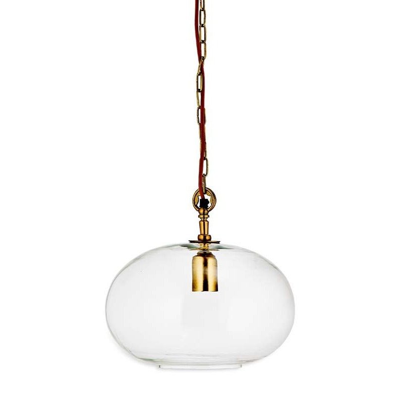 Otoro Round Clear Glass Pendant - OP1501 - Uneeka