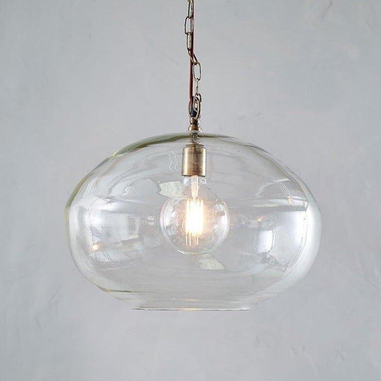 Otoro Round Clear Glass Pendant - OP1502 - Uneeka