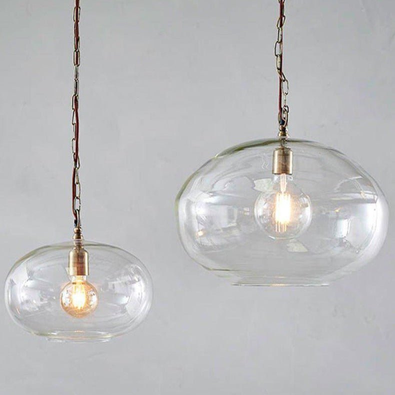 Otoro Round Clear Glass Pendant - OP1501 - Uneeka