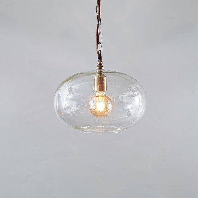 Otoro Round Clear Glass Pendant - OP1501 - Uneeka