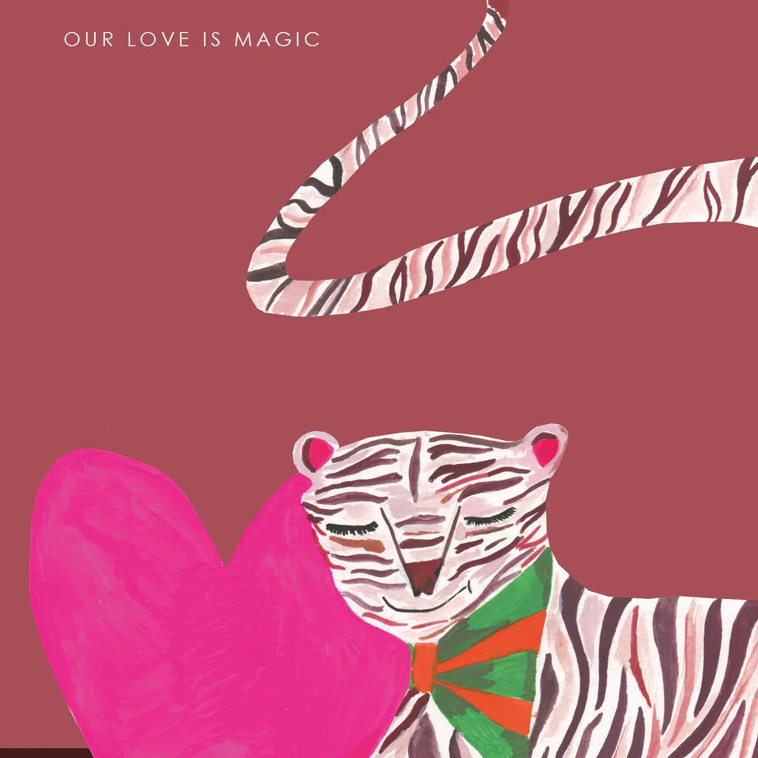 Our Love Is Magic' Tiger Greetings Card - HCWB315 - Uneeka