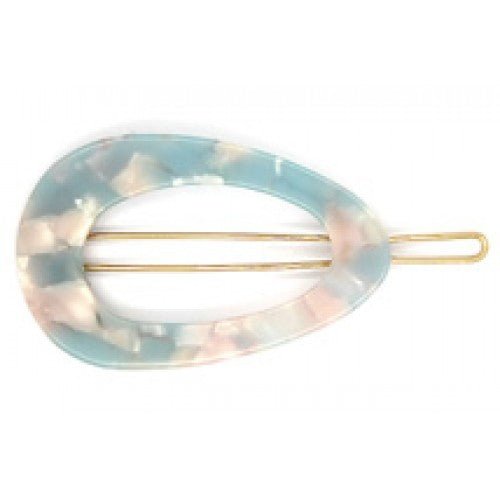 Oval Shaped Resin Hair Pin - BB - 009 - WN - Uneeka