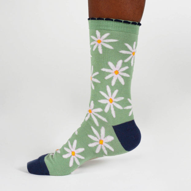 Thought Bold Flower Bamboo Socks - TA95 Daisy - Uneeka