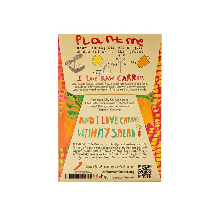 Packet Of Carrot Seeds - SEEDS002 - Uneeka