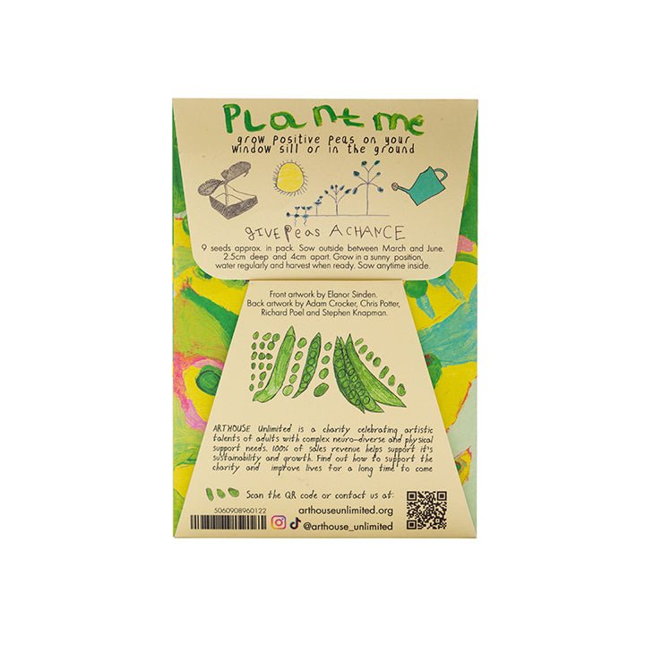 Packet Of Pea Seeds - SEEDS003 - Uneeka