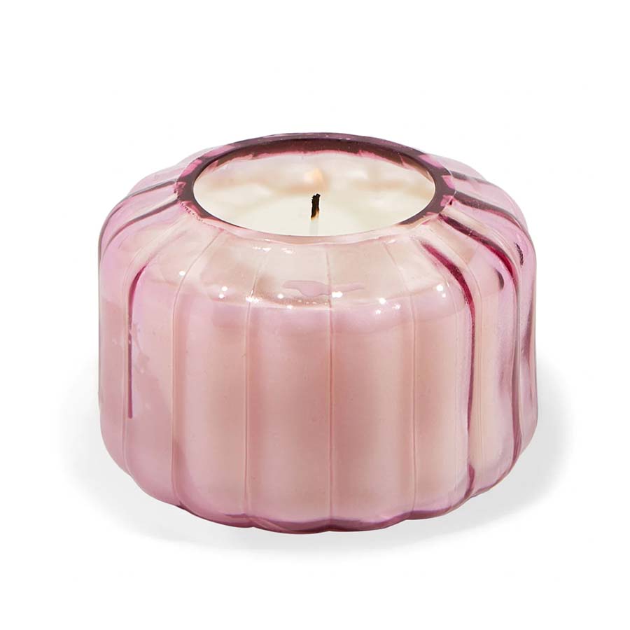 Paddywax Ripple Glass Candle Desert Peach - RPL0502EU - Uneeka