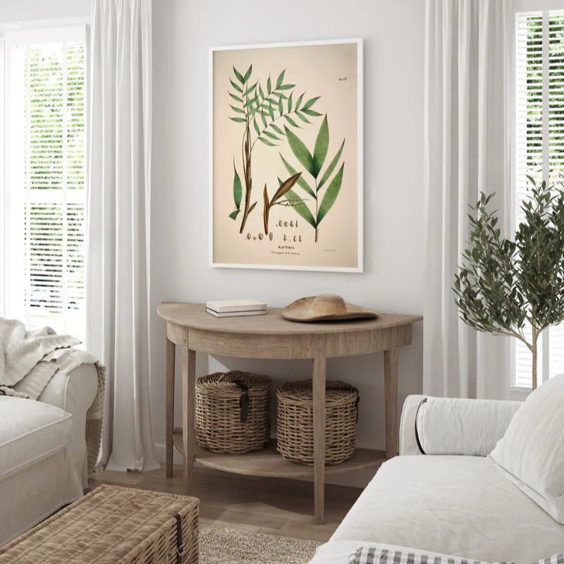 Palm Leaves Framed Art Print - OFG 50x70 3514 - Uneeka