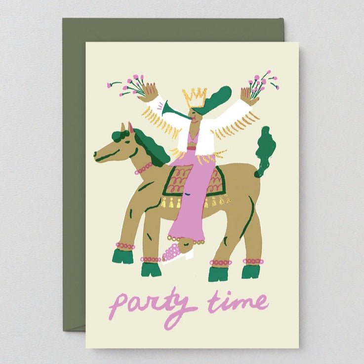 Party Time Greetings Card - CRD556 - Uneeka