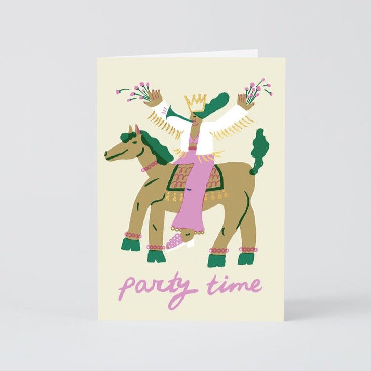 Party Time Greetings Card - CRD556 - Uneeka