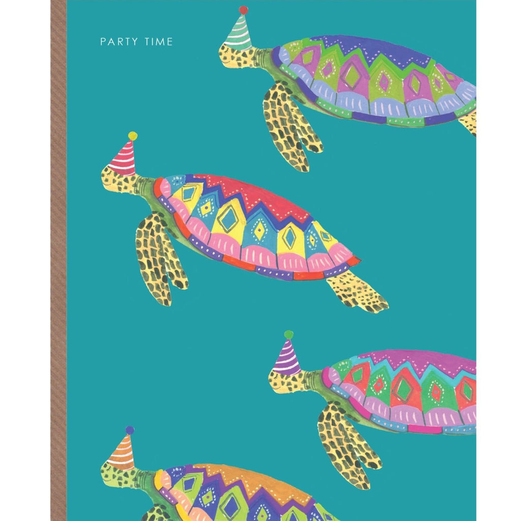 Party Time Sea Turtles Birthday Card - HCWB168 - Uneeka