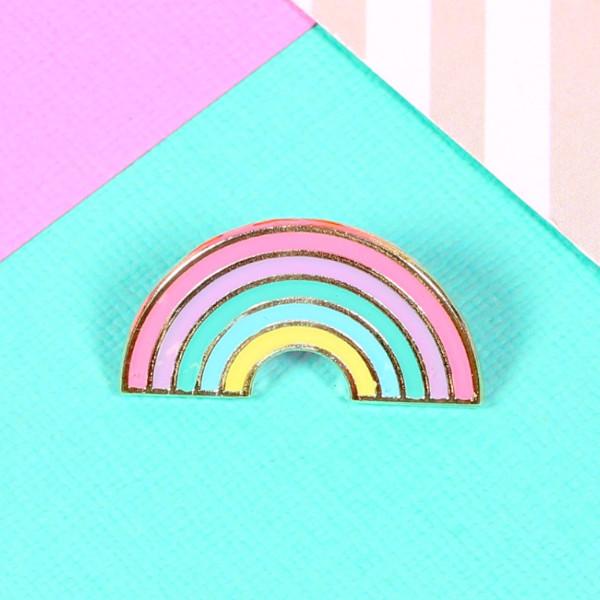 Pastel Rainbow Enamel Pin - EP151 - Uneeka