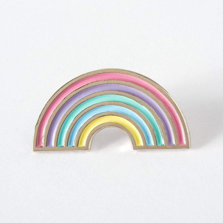 Pastel Rainbow Enamel Pin - EP151 - Uneeka