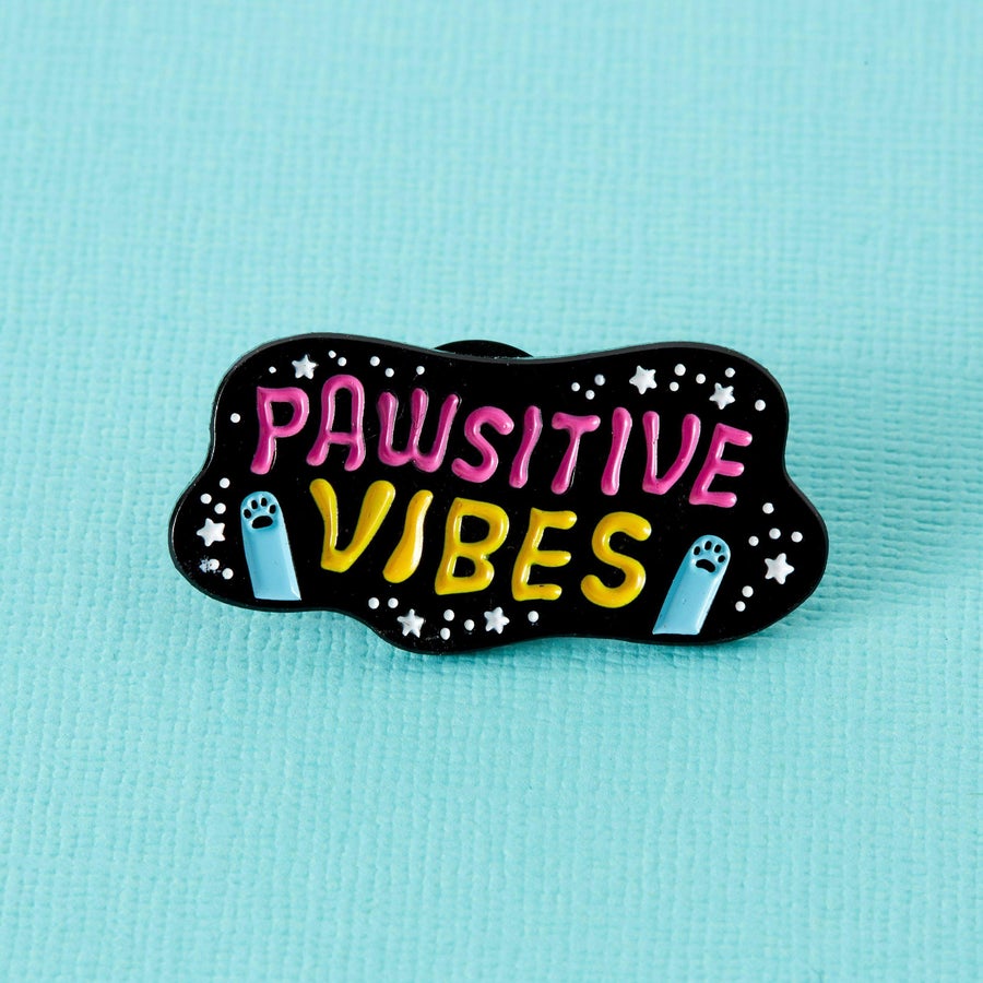 Pawsitive Vibes Soft Enamel Pin - EP802 - Uneeka