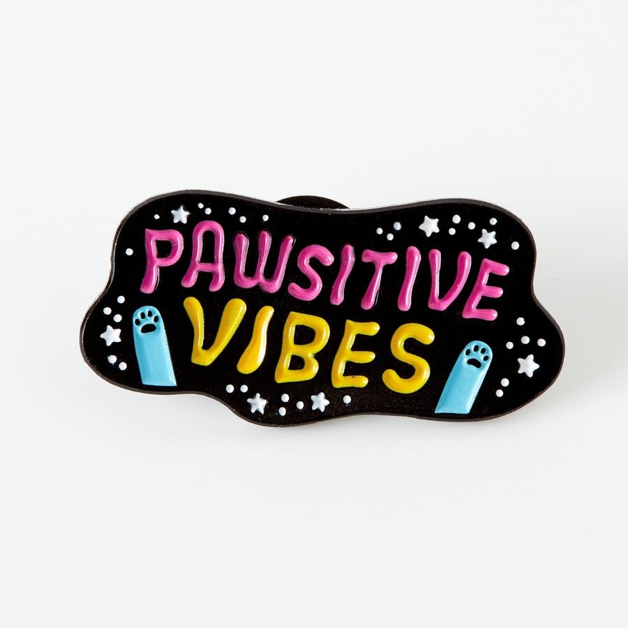 Pawsitive Vibes Soft Enamel Pin - EP802 - Uneeka