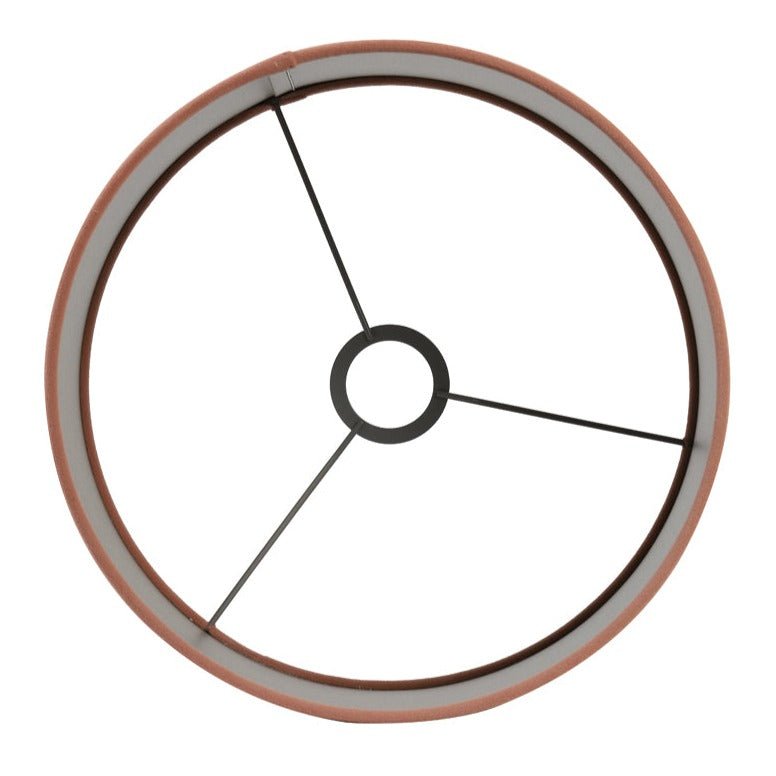 Peach Velvet Lamp Shade - 2220601 - Uneeka