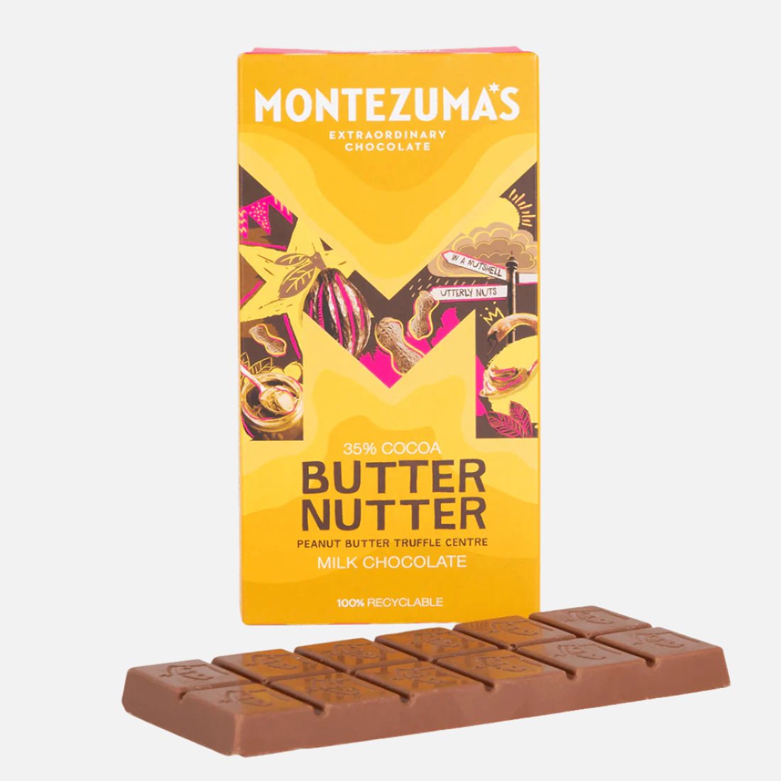 Peanut Butter Nutter Milk Chocolate Bar - MZ1607 - Uneeka