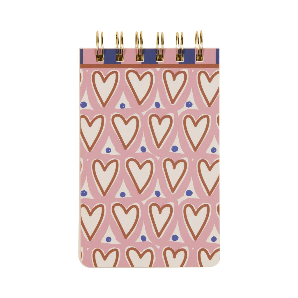 Pink Heart Flip Notebook - PPS56 - 2041EU - Uneeka