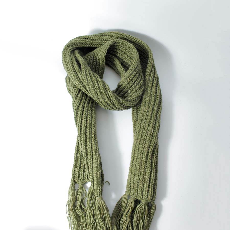 Plain Knitted Wool Scarf - WSC 1C - Uneeka