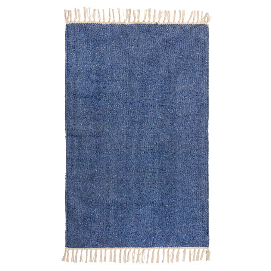 Plain Recycled Yarn 60 x 90 Rug - R18023IN - Uneeka