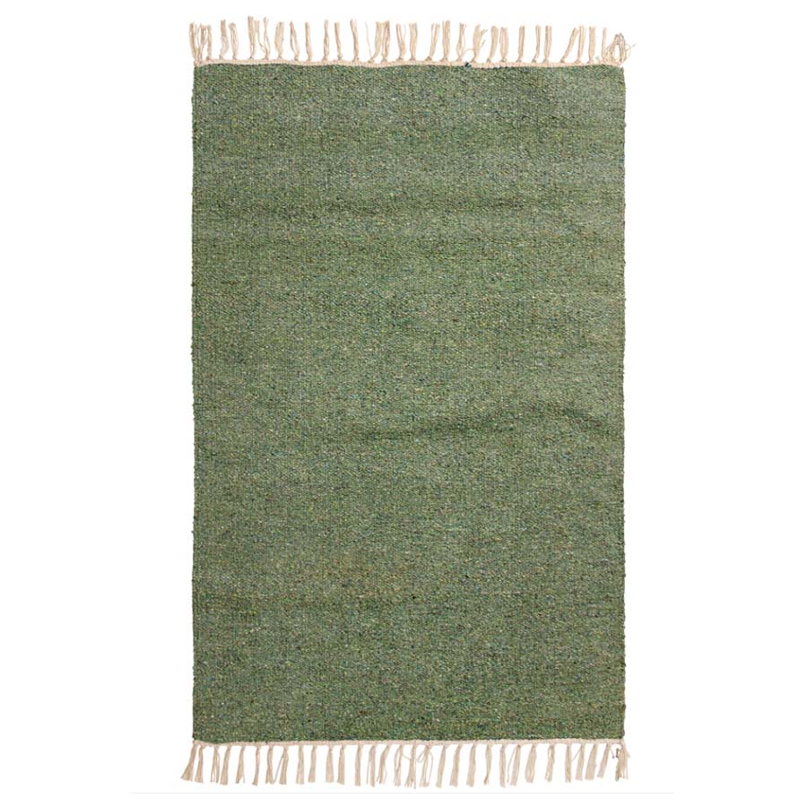 Plain Recycled Yarn 60 x 90 Rug - R18023OL - Uneeka
