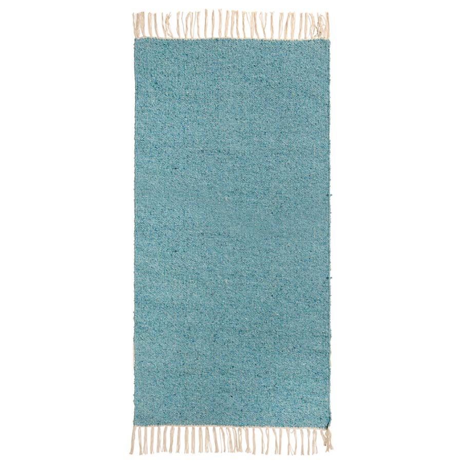 Plain Recycled Yarn 75 x 135 Rug - R18024TQ - Uneeka