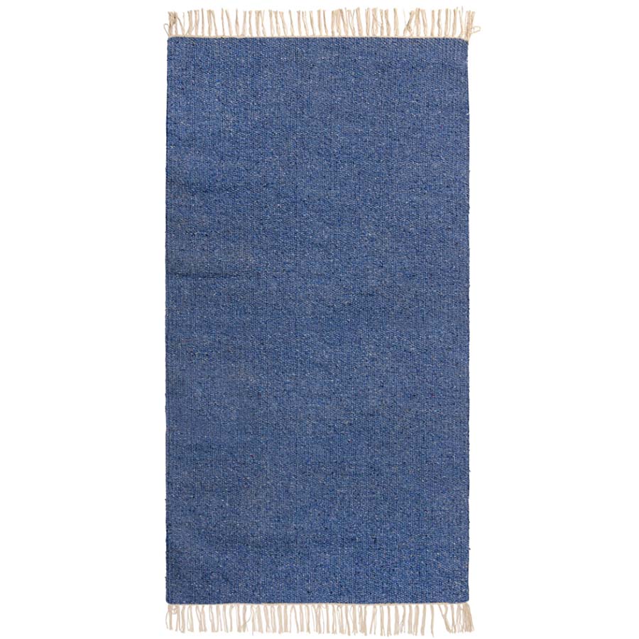 Plain Recycled Yarn 90 x 150 Rug - R18035IN - Uneeka
