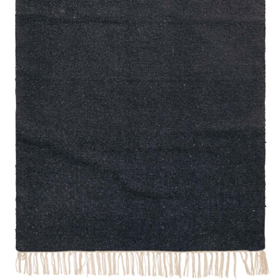 Plain Recycled Yarn Rug 120 x 180cm - R18046NV - Uneeka