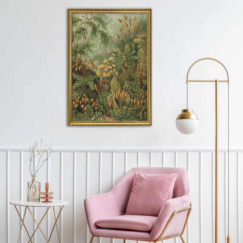 Polytrichum Moss Jungle Botanical Framed Print - OFG 30x40 8216 - Uneeka