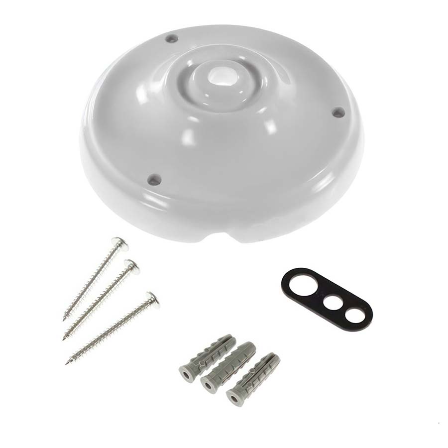 Porcelain Ceiling Rose Kit - KRSPNER - Uneeka