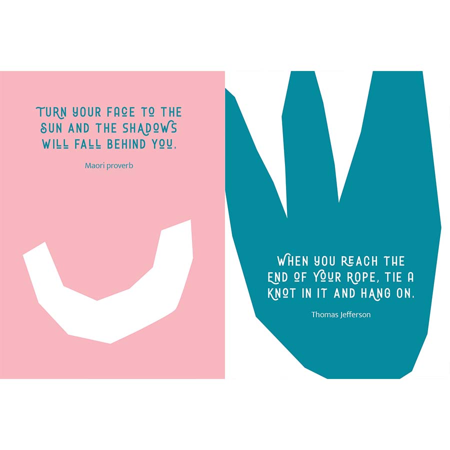 Positivity For Every Day Quote Book - B053341 - Uneeka