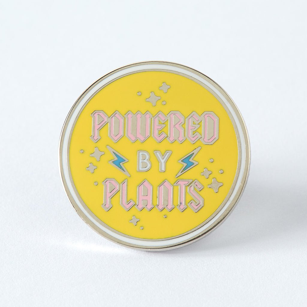 Powered By Plants Enamel Pin - EP585 - Uneeka