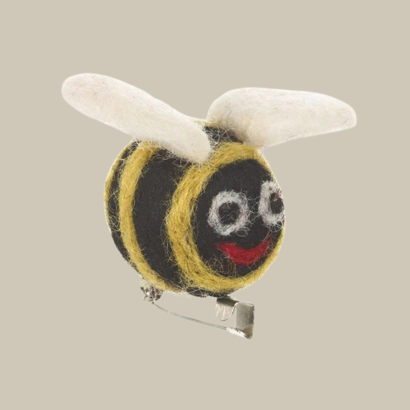 Handmade Bee Brooch - ACBRBE - Uneeka