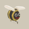 Handmade Bee Brooch - ACBRBE - Uneeka