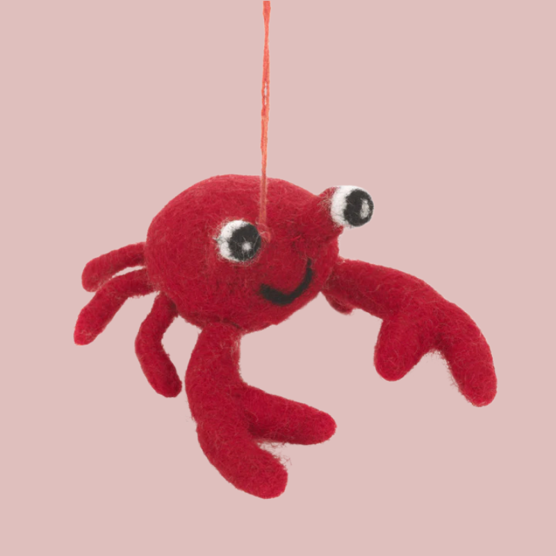 Felt Sebastian Crab - SLSEBC - Uneeka