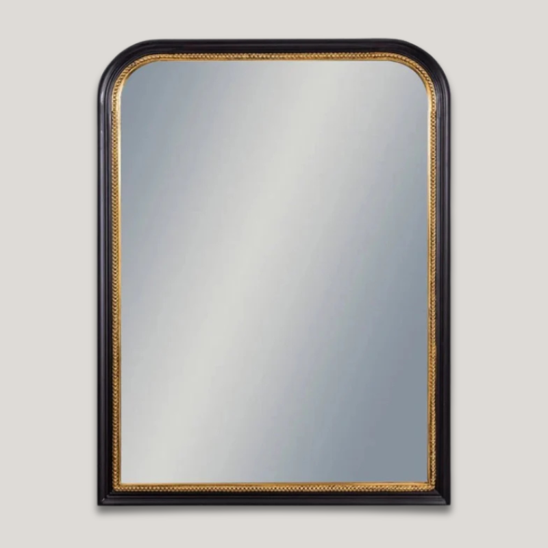 Antique Portrait Beaded Wall Mirror - M407 - Uneeka