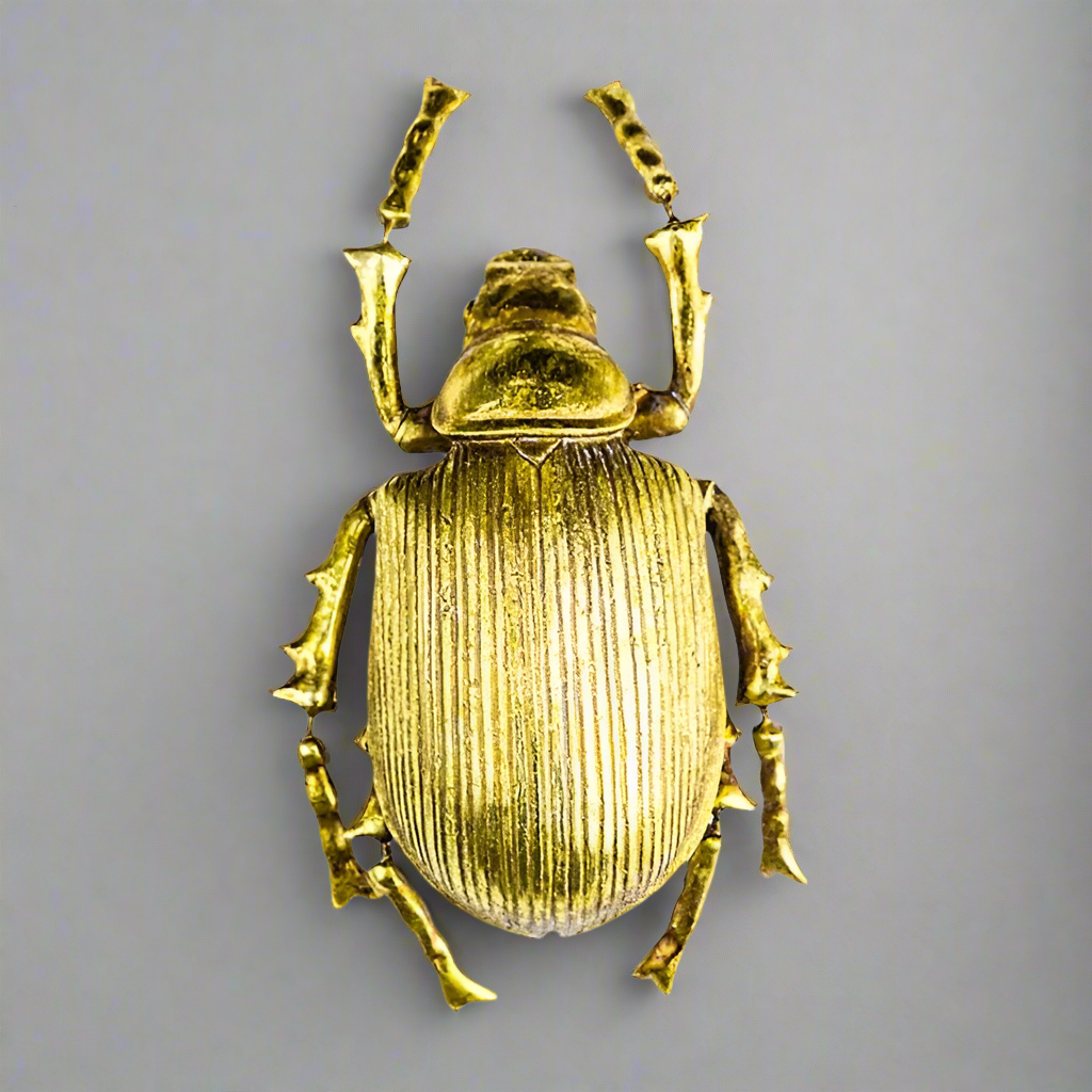 Large Gold Beetle Wall Decor - TPR12 - Uneeka
