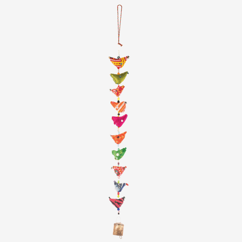 Decorative String of 10 Indian Birds - STR17 - Uneeka