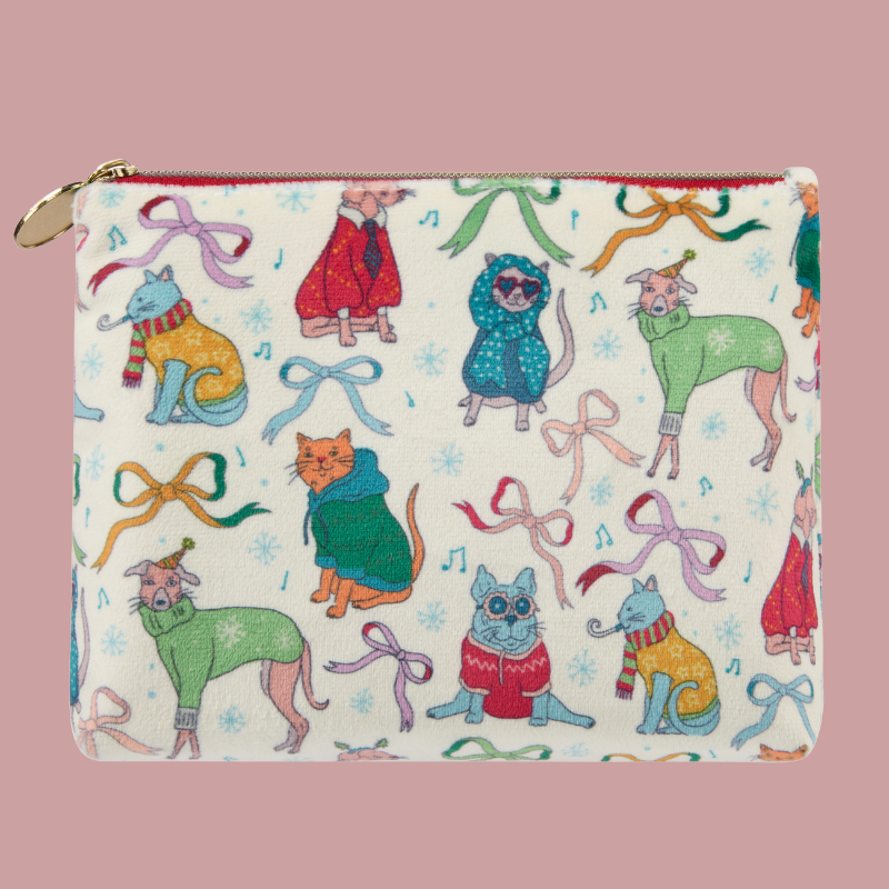 Heathcote's Emporium Velvet Cosmetic Bag Gift Set - FG5058 - Uneeka