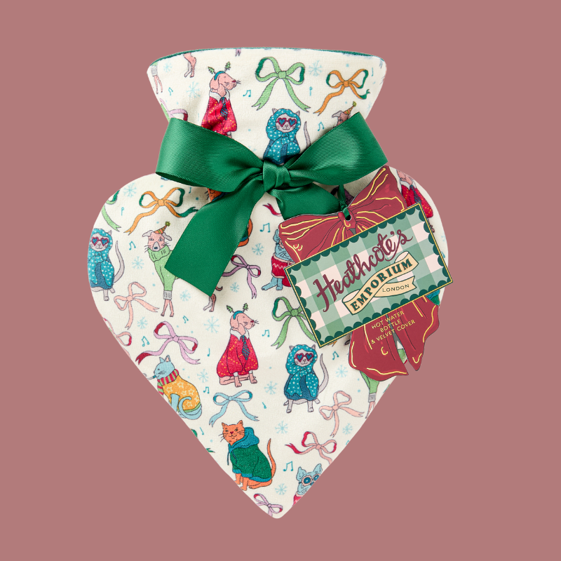 Heathcote's Emporium Heart Shaped Hot Water Bottle - FG5062 - Uneeka